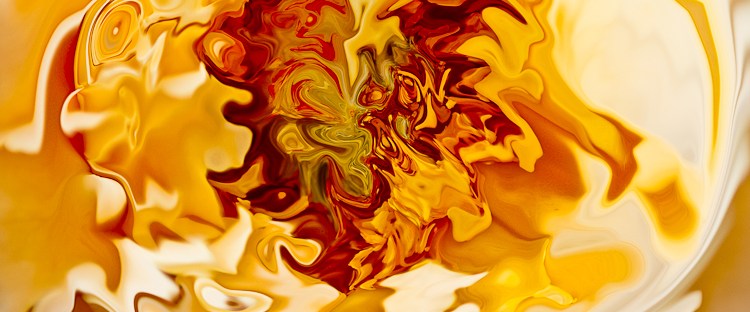 orange and red shades and undertones in fluid abstrat orange background