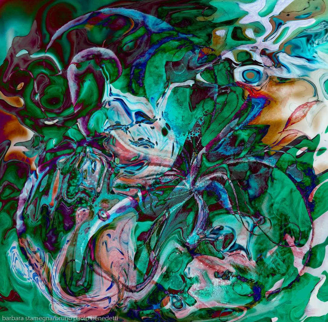 green labyrinth abstractions photography painting art in bright mottled colors photography painting art